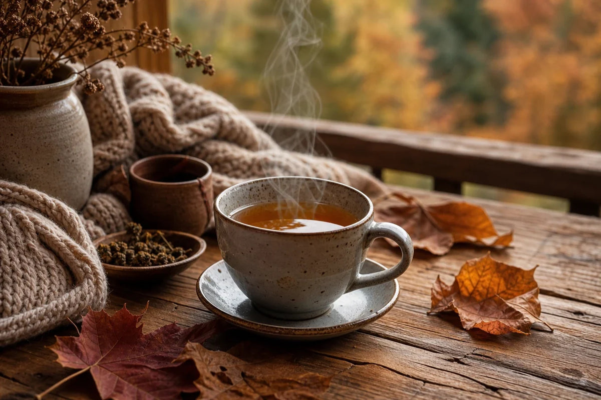Autumn THCA tea ritual: comforting recipes for cooler evenings